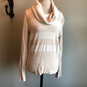 Cream striped sweater